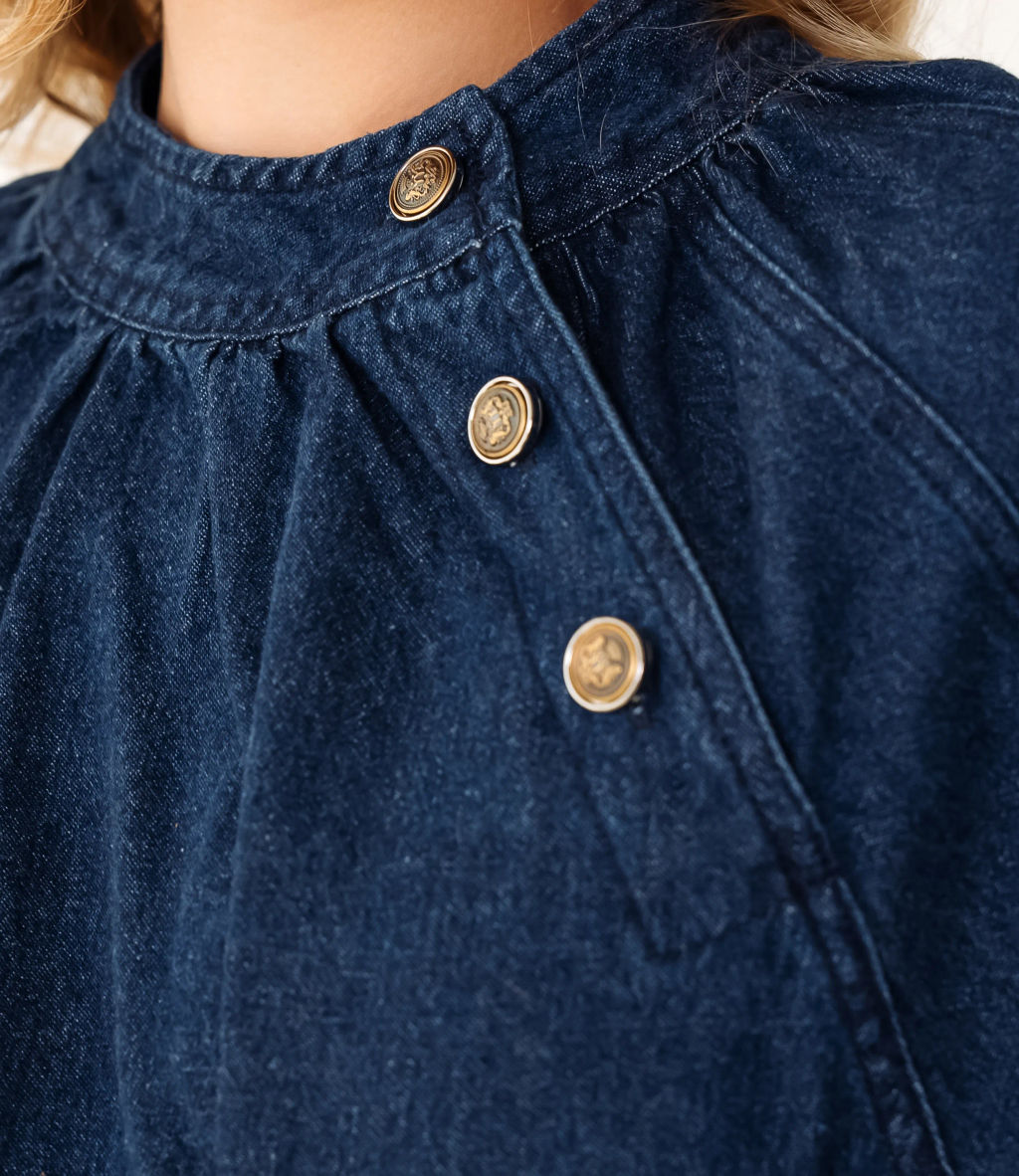 Блуза #КТ80303, синий - Dommod фото 5