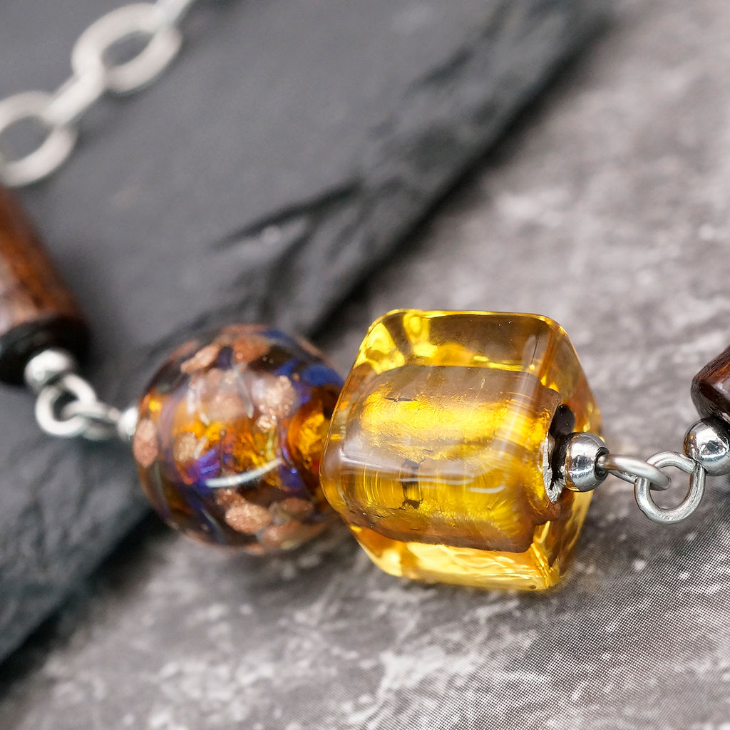 Браслет из муранского стекла GOLDEN SUNSET RC3926