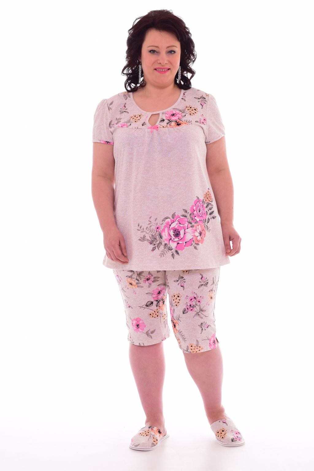 Пижама женская 1-138 (бежевый)