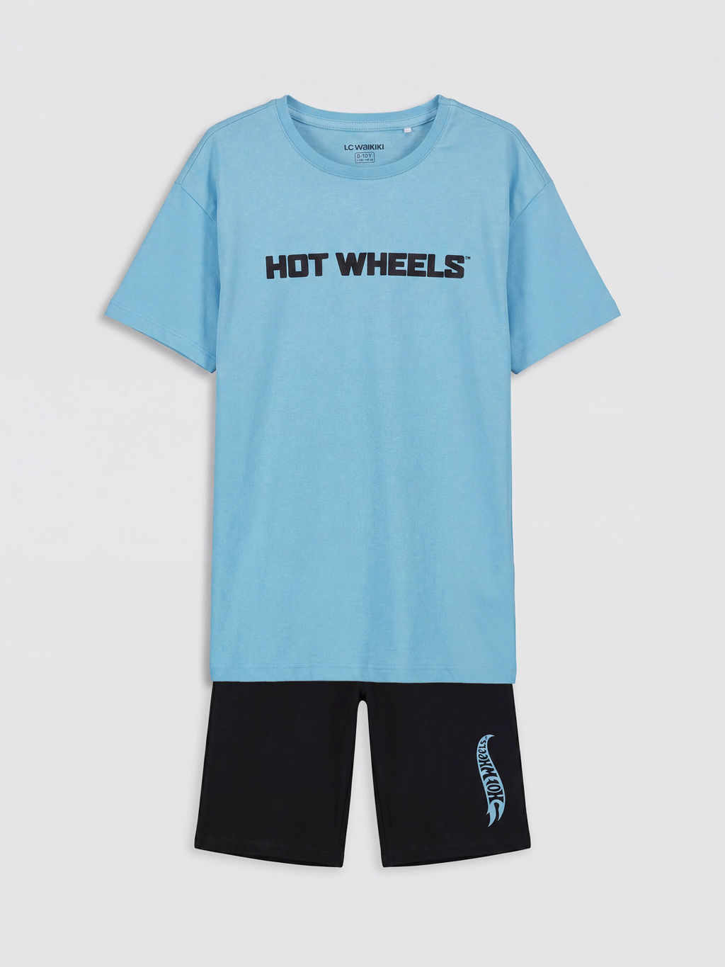 Пижама Hot Wheels шорты и футболка с принтом для мальчиков