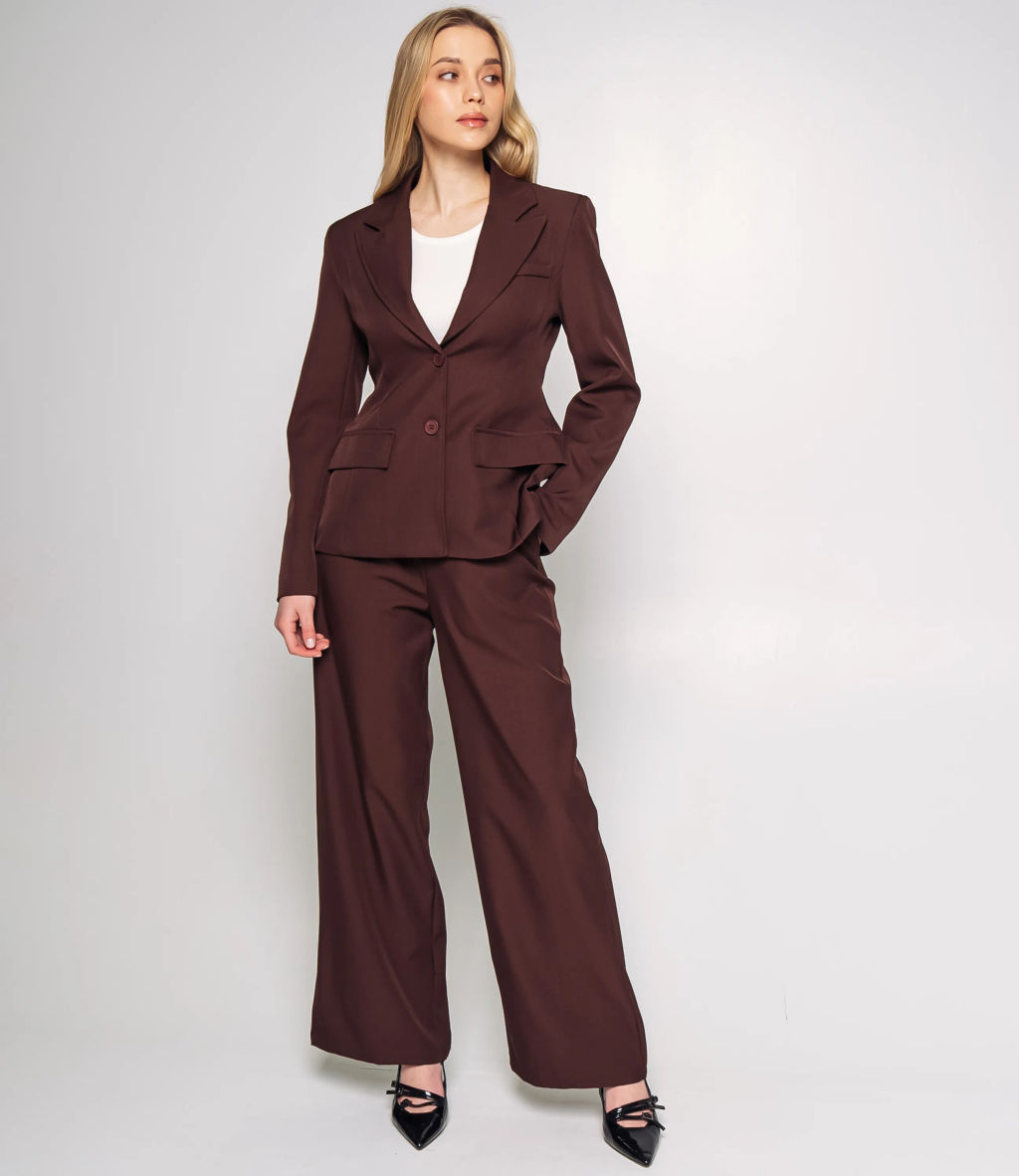 Костюм #КТ8665, шоколадный - Dommod фото 4