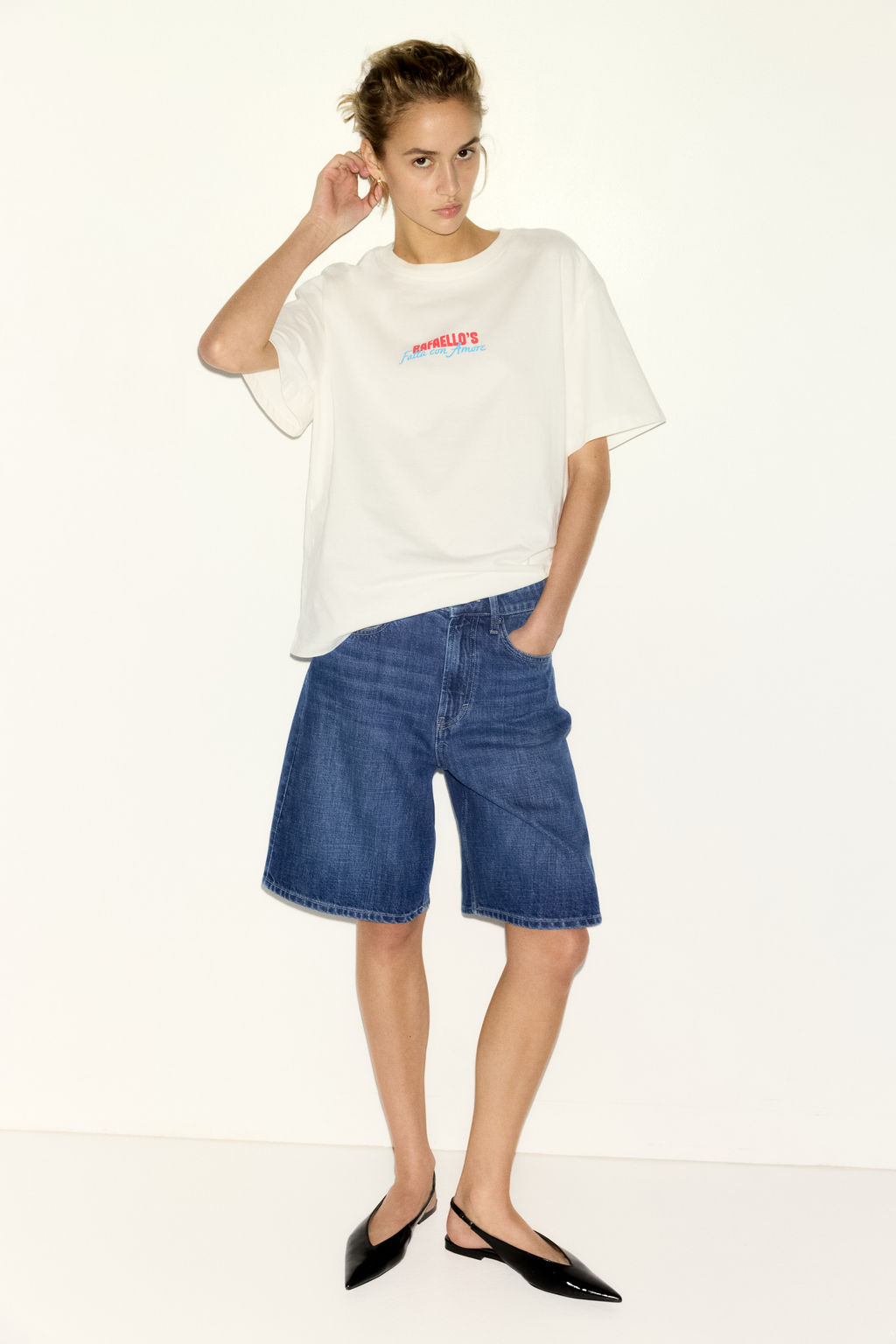 Bermudas en denim - H&m фото 7