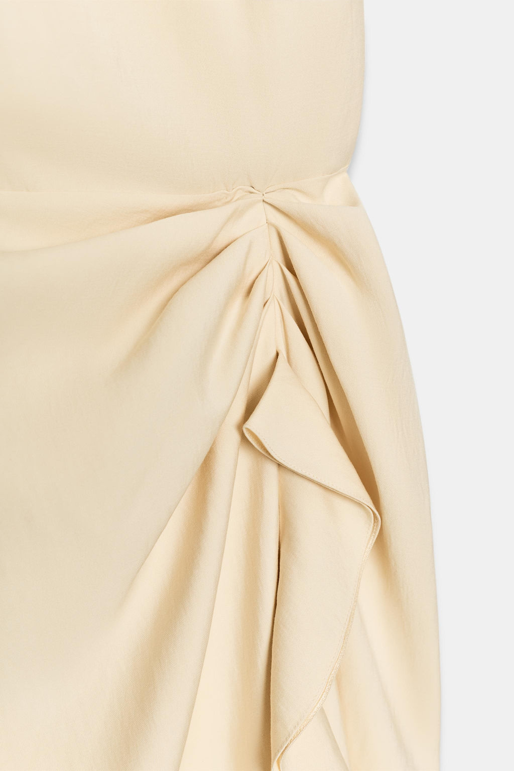 VESTIDO MIDI VOLANTES ZW COLLECTION / Crudo medio - Zara фото 9