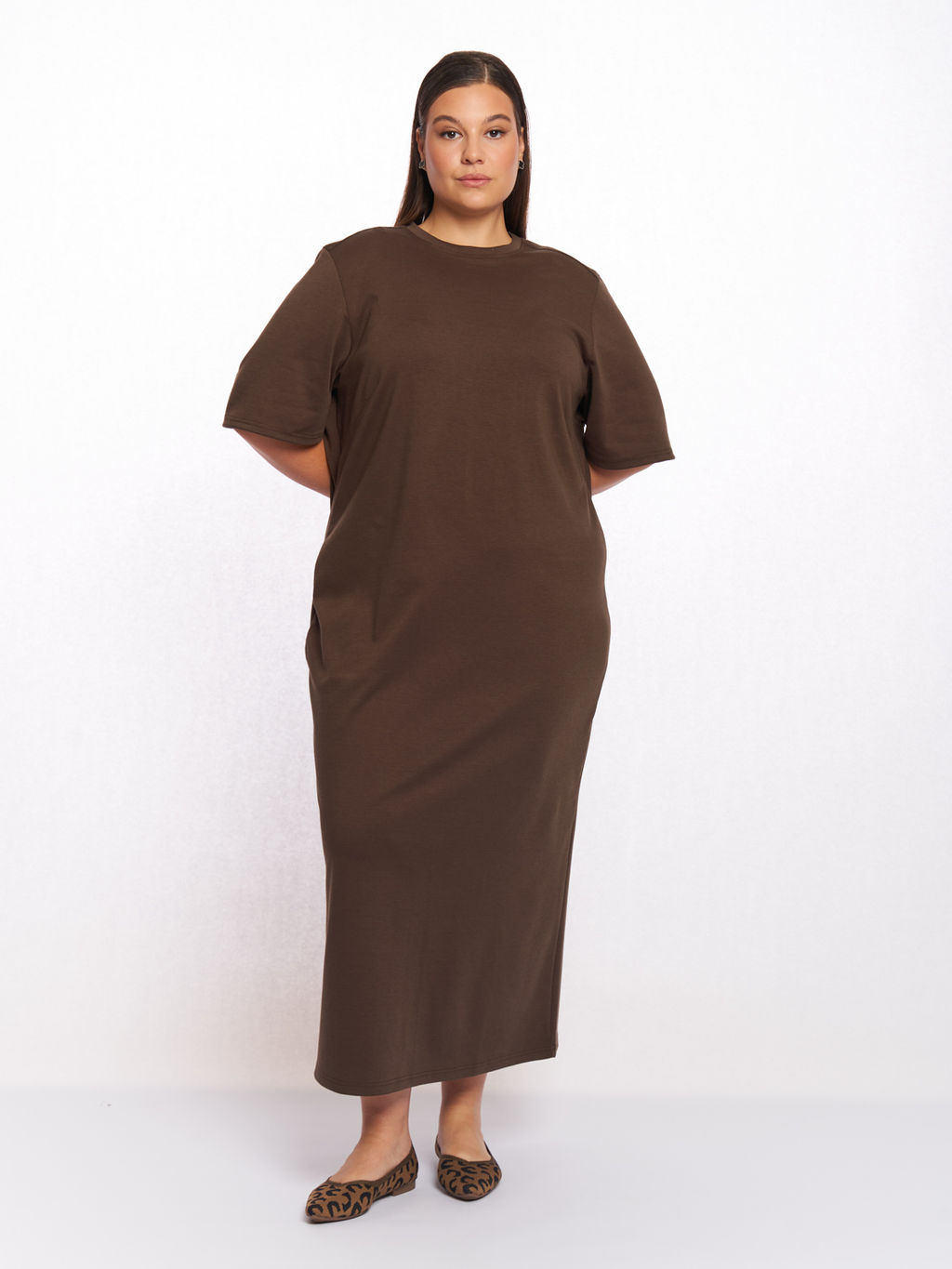 Платье из плотного трикотажа PP51506BRW19 - Артесса фото 2