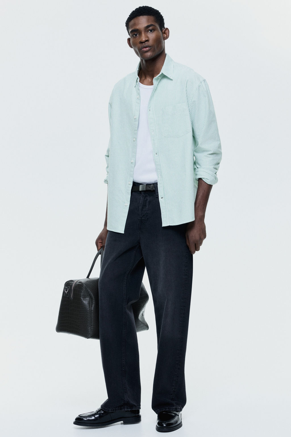Camisa Oxford Regular Fit - H&m фото 15