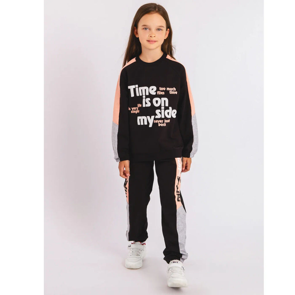 Костюм спортивный футер 2х нитка петля 8041300103 8041300103 купить оптом по цене 887 ?| Фабрика детской одежды Юлла - Youlala фото 13