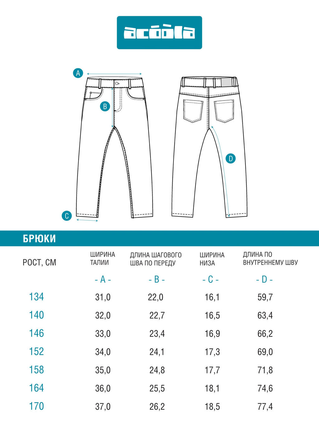 ACOOLA / Брюки (утепленные) детские для мальчиков Neiman темно-синий фото 9