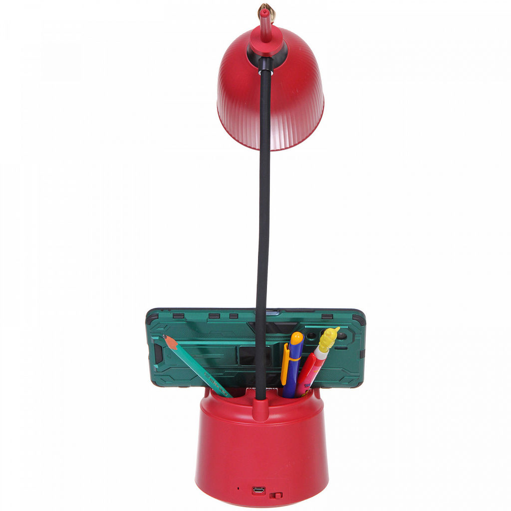 Цена за 2 шт. Настольная лампа "Sweet - Forest" LED, 16.5*11.5*40.5 см LED, USB 3w 5v, Красный