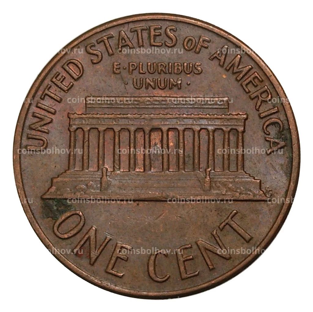 1 цент 1972 года D США