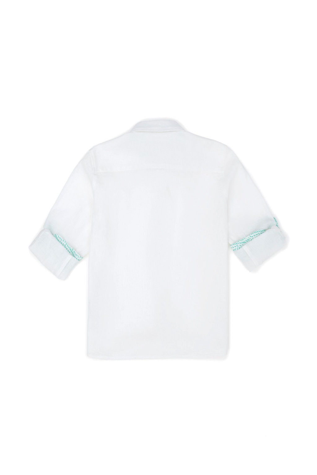 Мятная рубашка с длинным рукавом для мальчика - U.s. polo assn фото 3