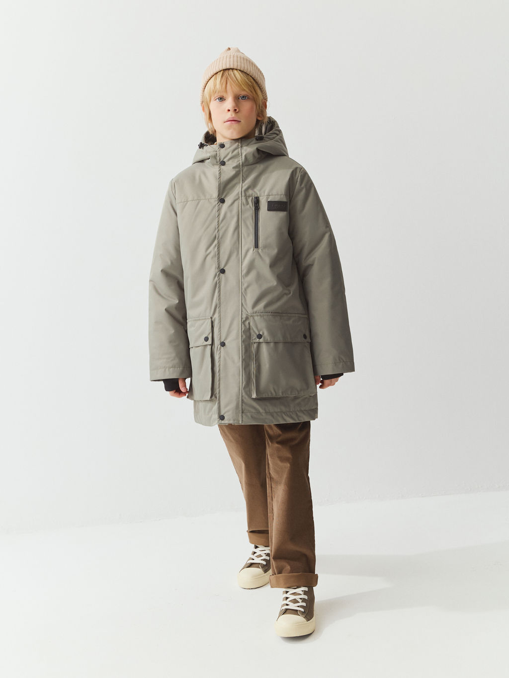 Парка демисезонная Олива 7+ - Bungly фото 3