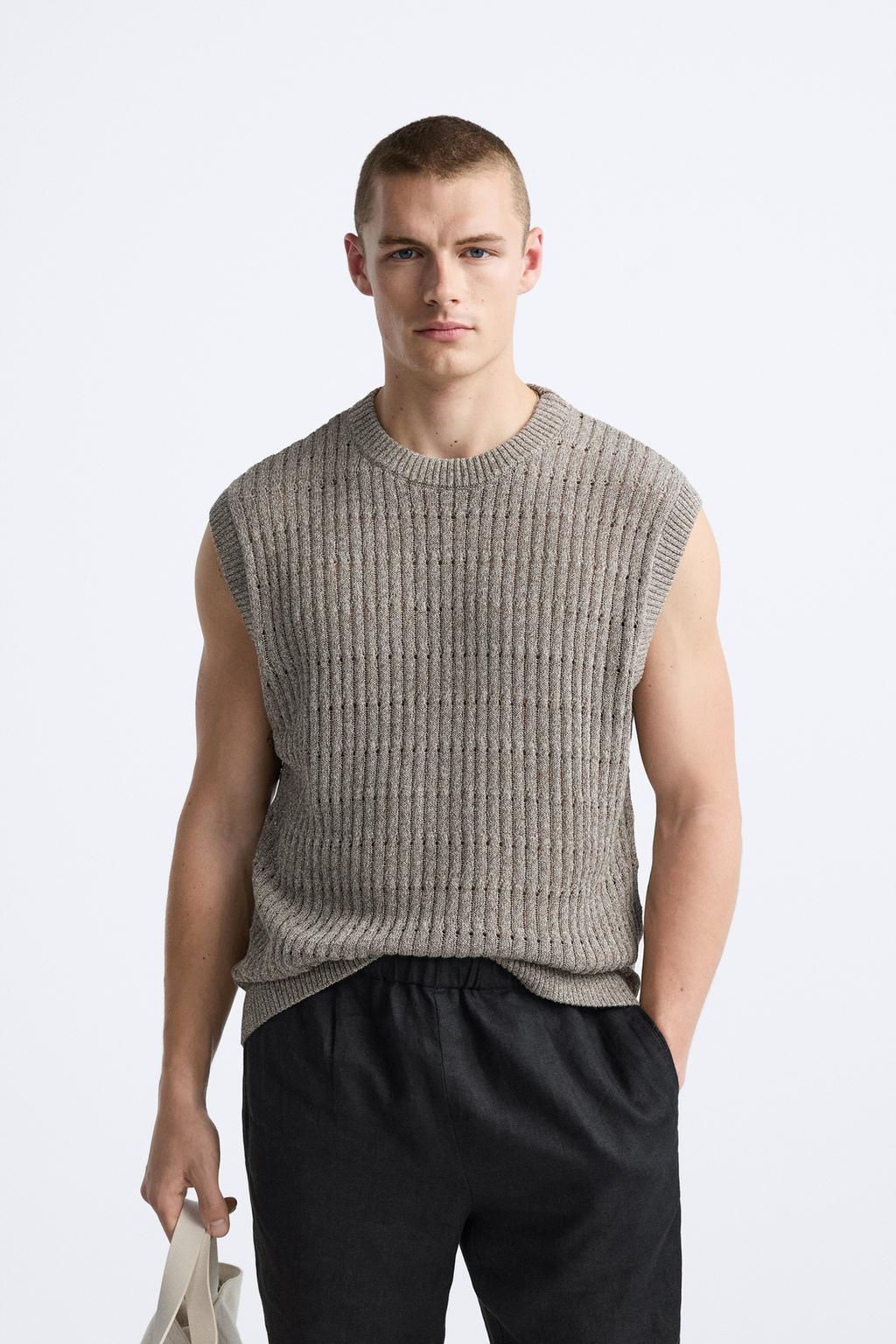 OPEN KNIT VEST - Zara фото 2