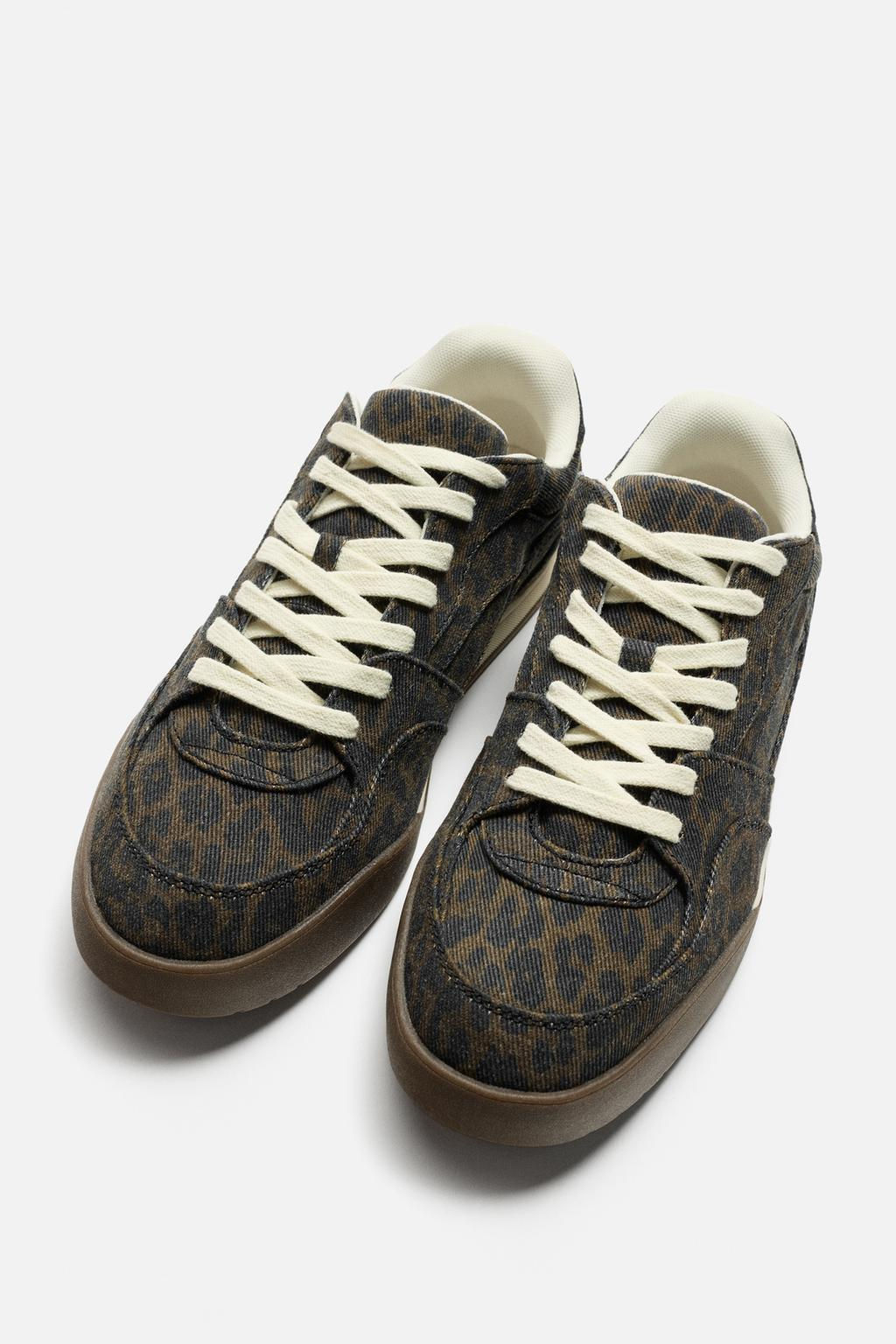 ANIMAL PRINT TRAINERS - Zara фото 4