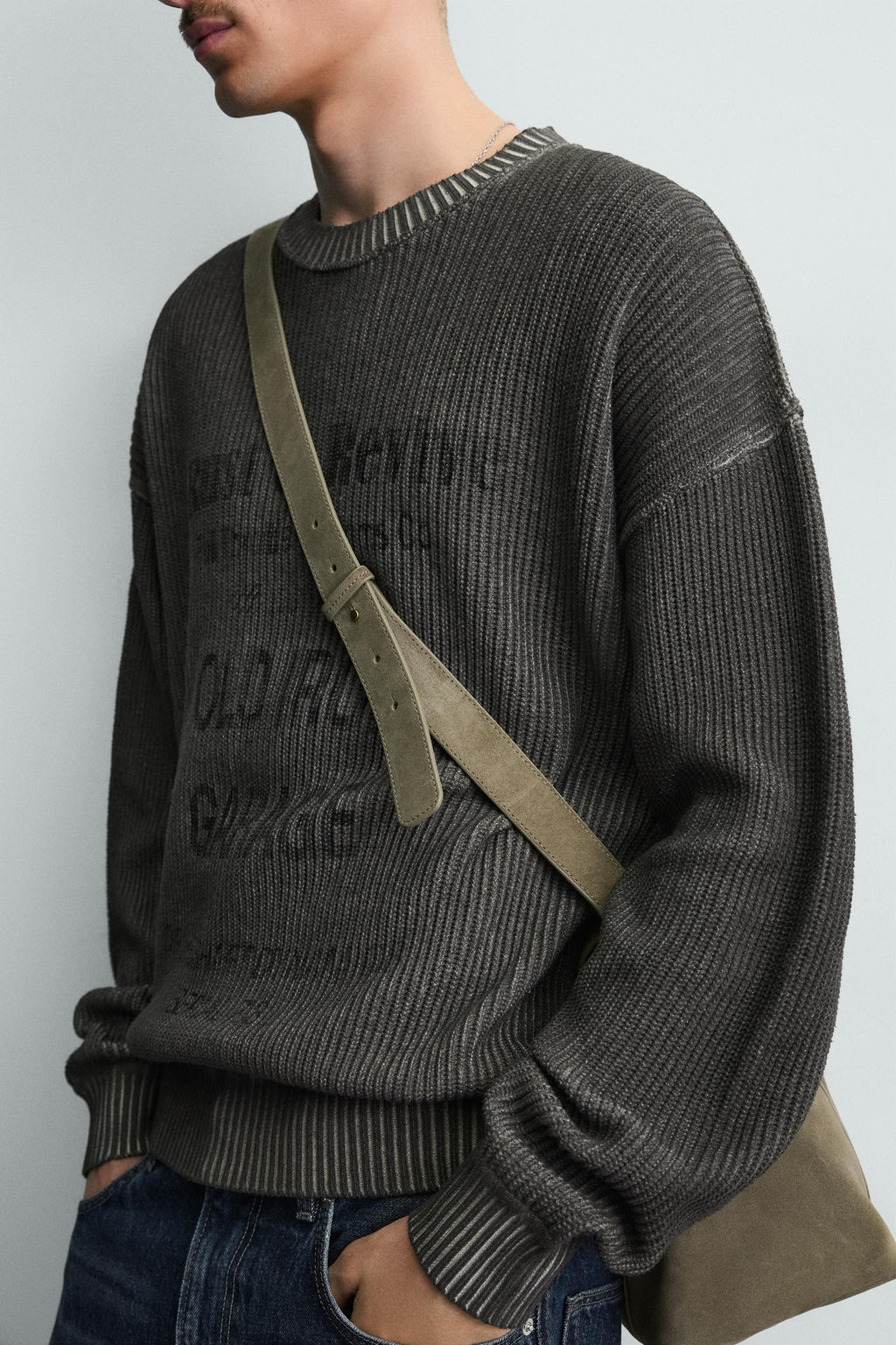 WASHED PRINTED JUMPER - Zara фото 6