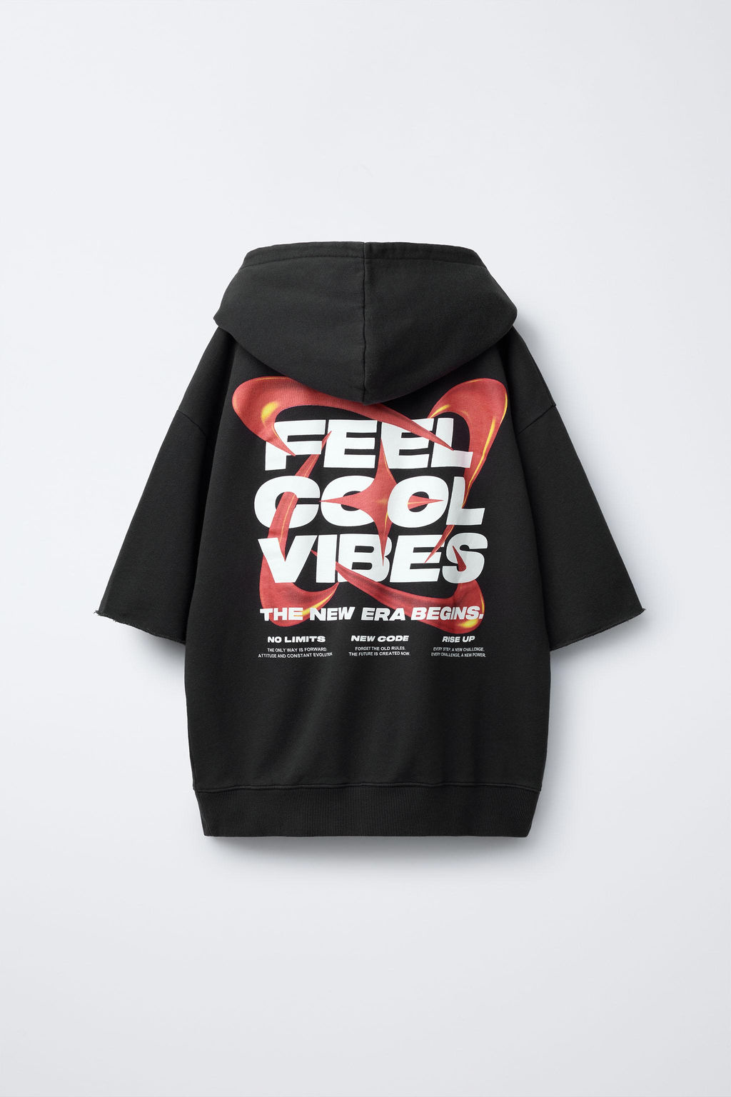STAR WASHED EFFECT HOODIE - Zara фото 2