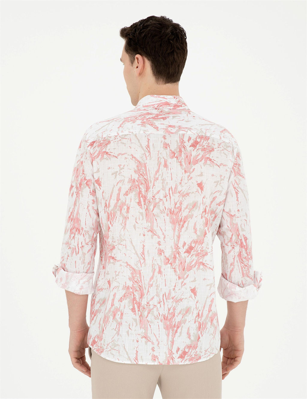 Pembe Regular Fit Uzun Kollu G_mlek