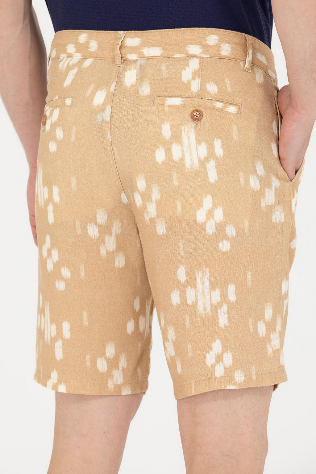 U. S. Polo Assn Мужские шорты из ткани светло-коричневого цвета - U.s. polo assn фото 7