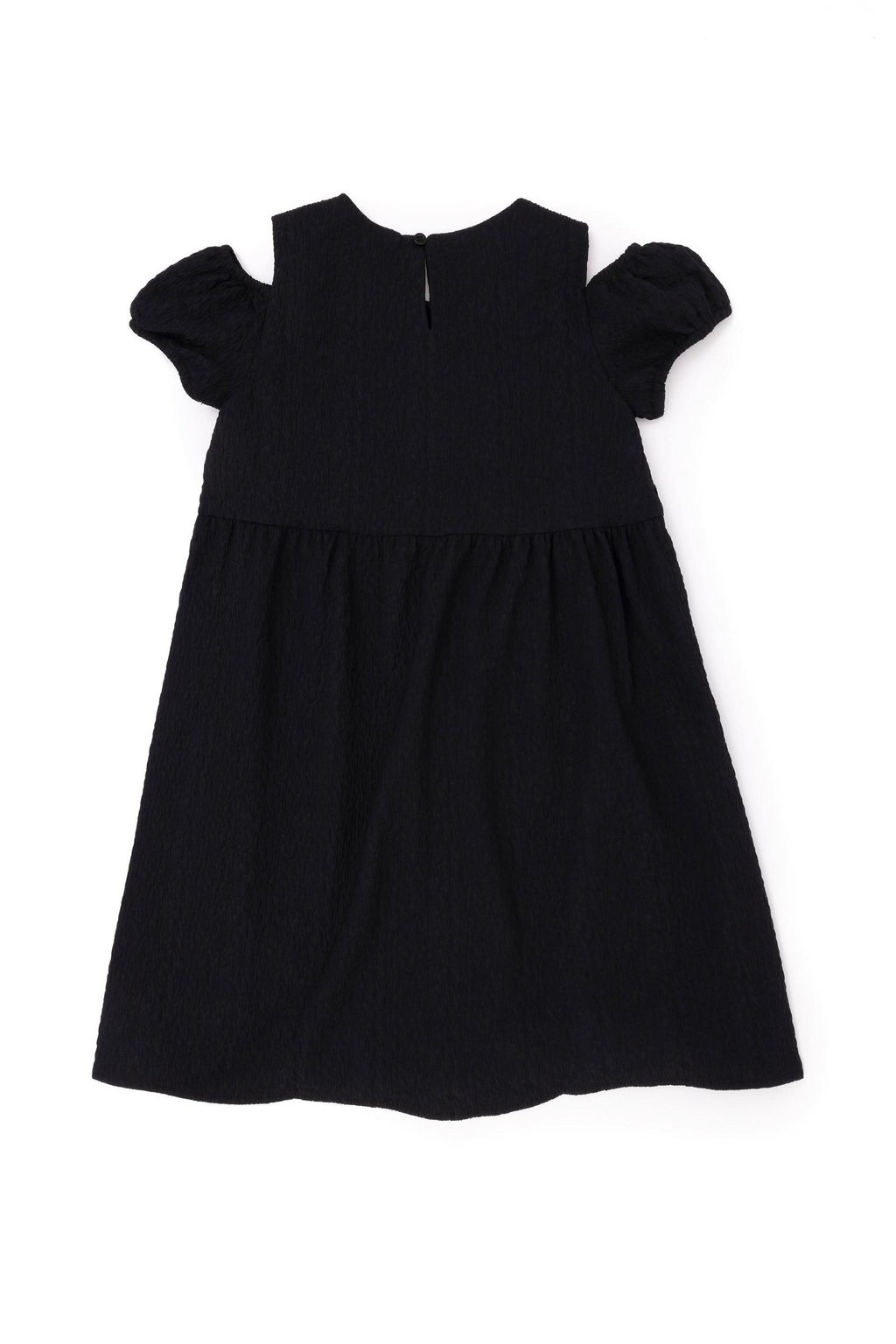 Черное тканое платье для девочки - U.s. polo assn фото 2