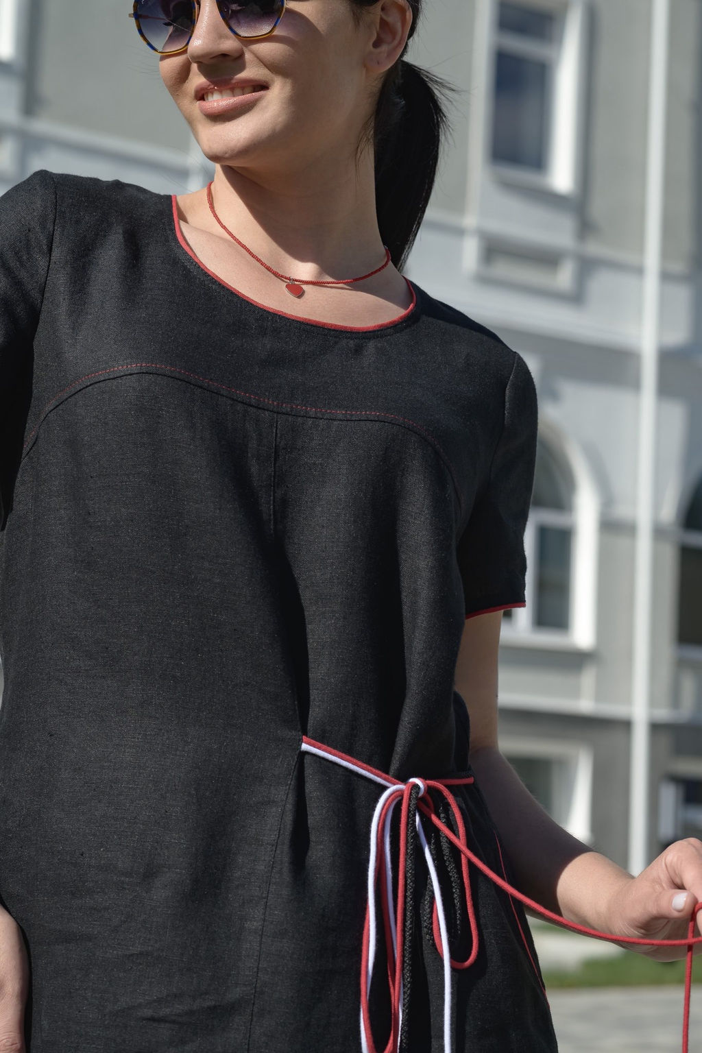 Платье 100% лен