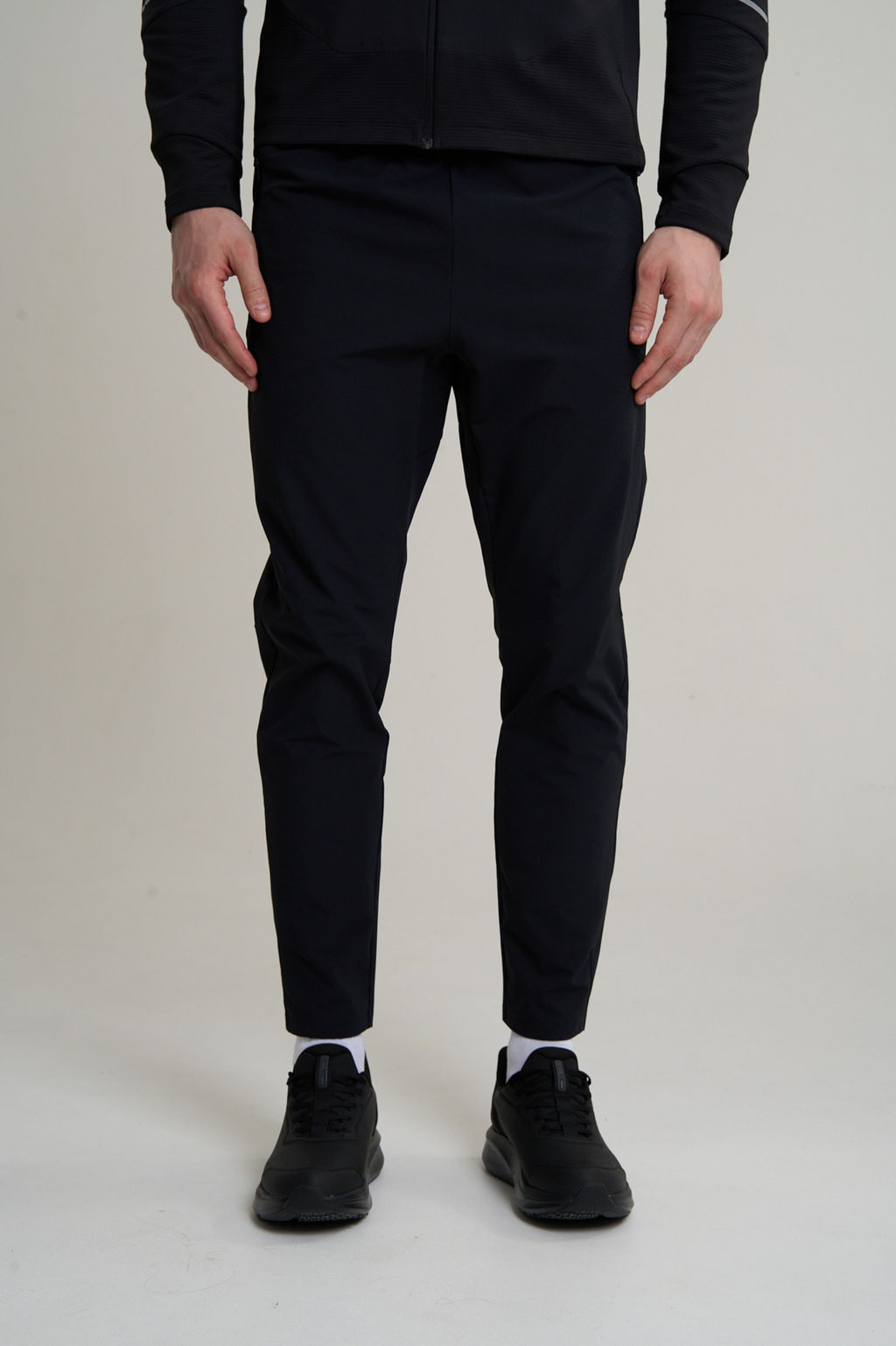 Брюки текстильные Черный ANTA RUNNING Woven Track Pants