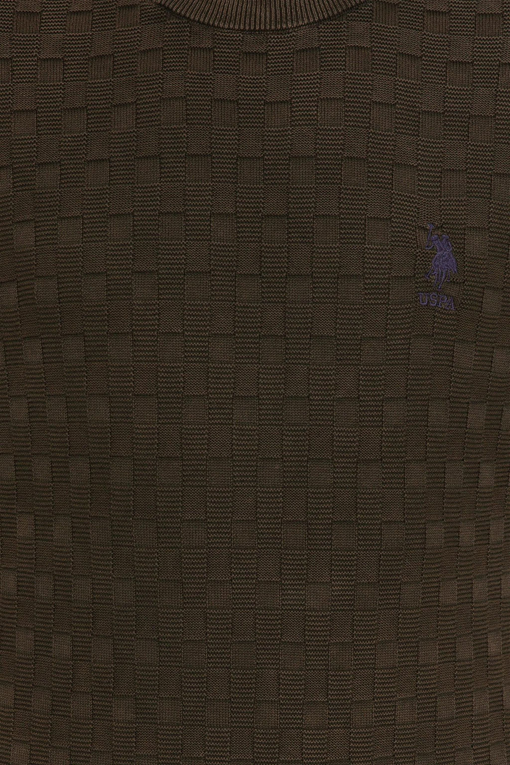 Мужской базовый свитер кокосового цвета - U.s. polo assn фото 5