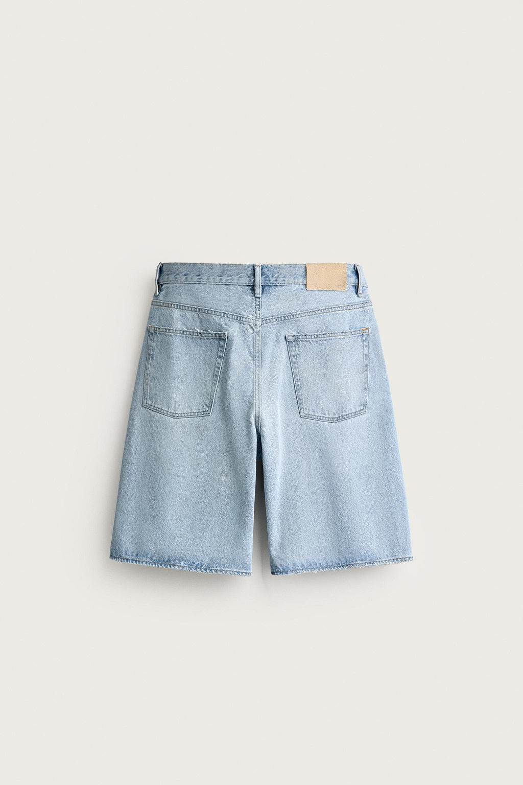 BERMUDA DENIM LOOSE FIT / Azul claro - Zara фото 6