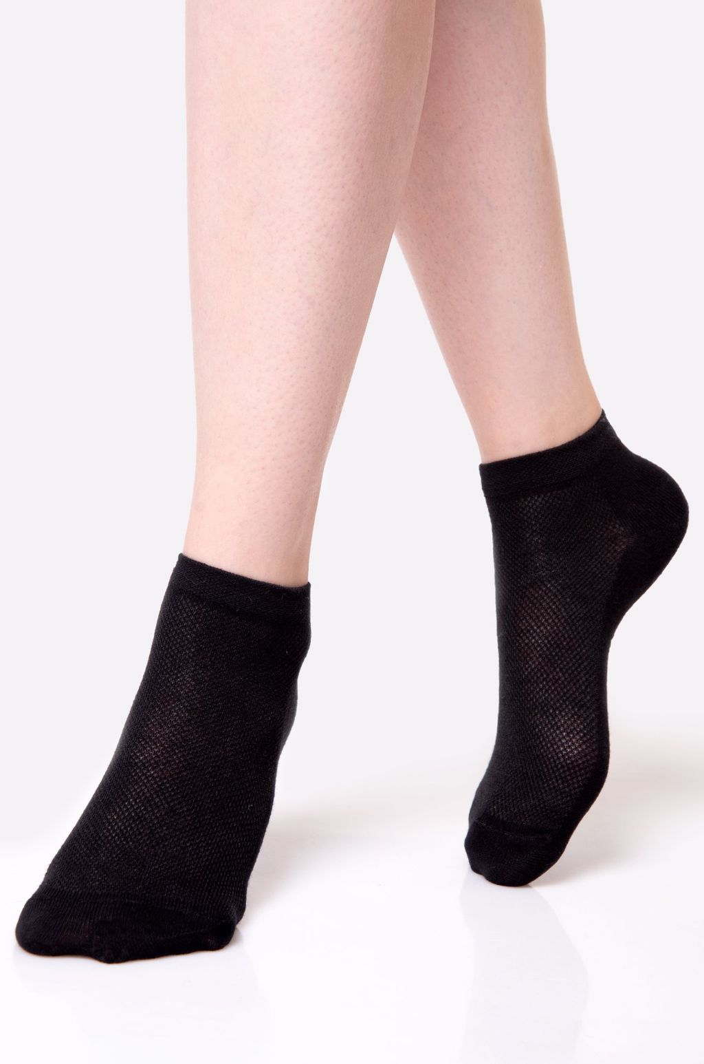 Цена за 6 шт. Базовые носки в сетку Happy Fox  фото 2