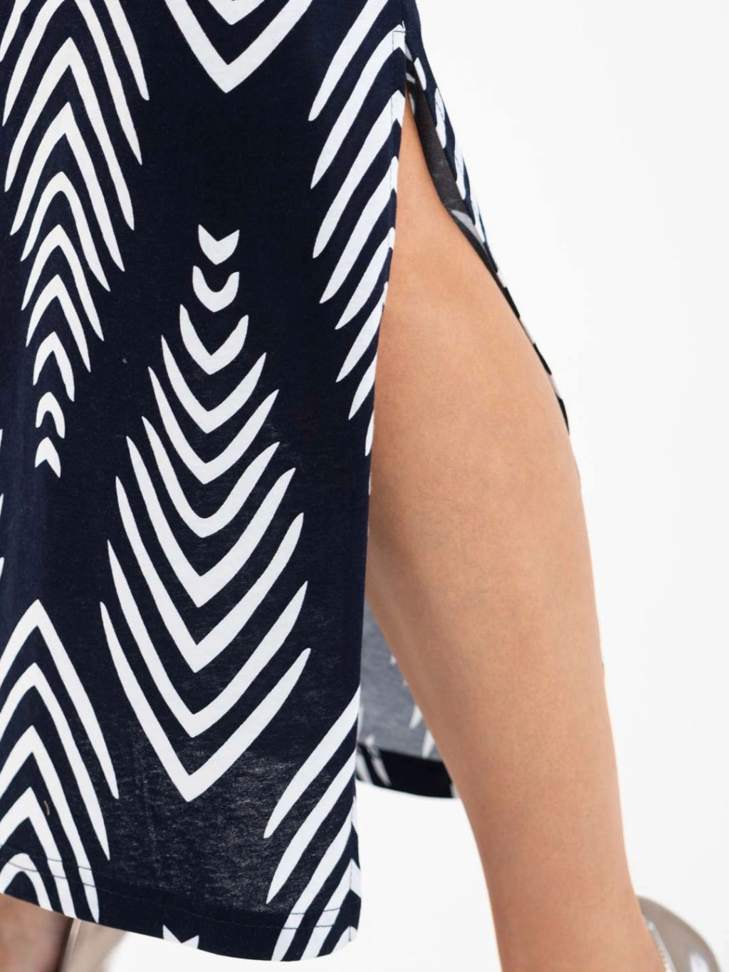 Сарафан женский, цвет синий белый