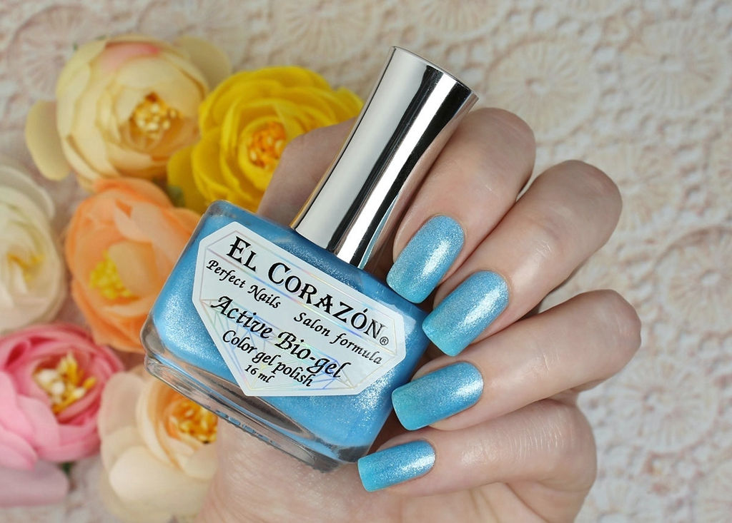 El Corazon 423/2036 active Bio-gel Shimmer голубой