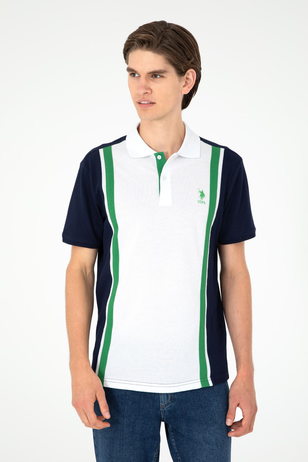 Мужская темно-синяя футболка - U.s. polo assn фото 3