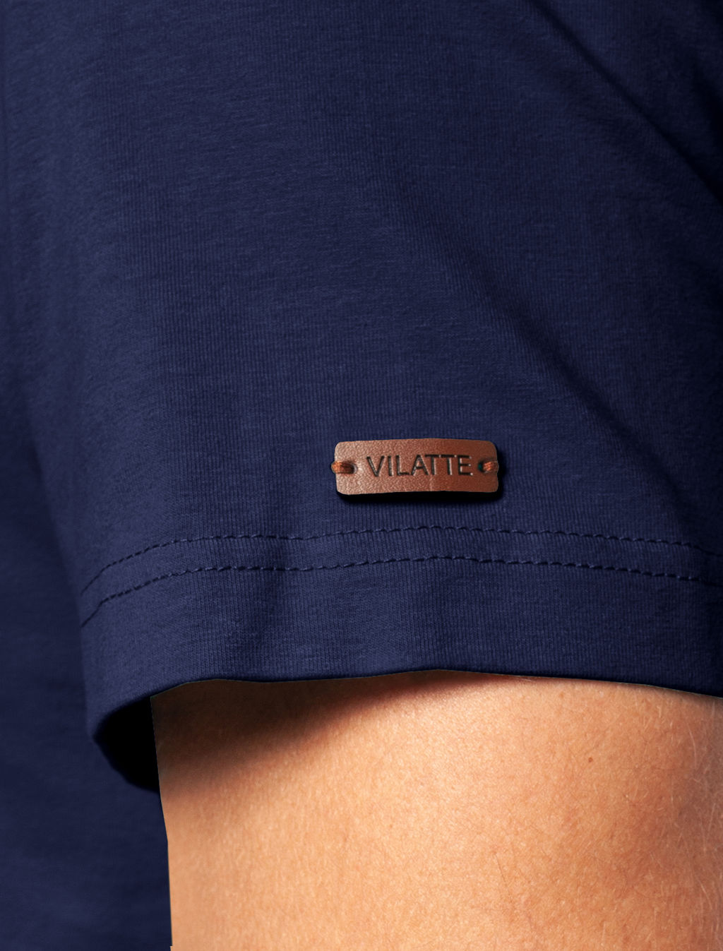 VILATTE / Футболка из премиального хлопка с авторским принтом  фото 3