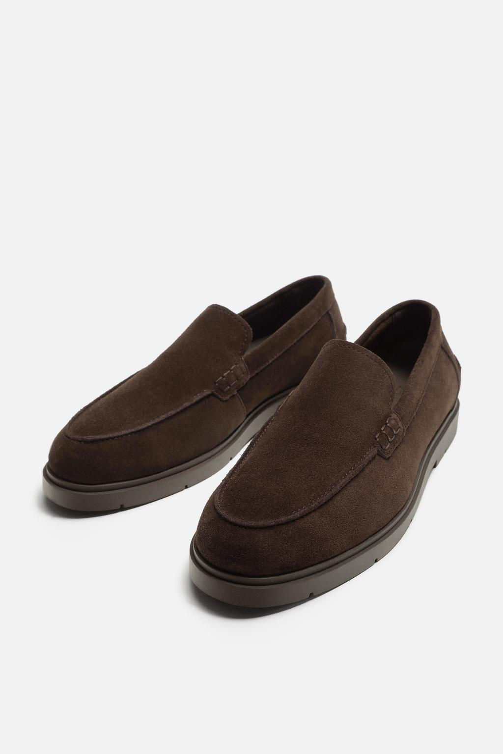 CASUAL LEATHER LOAFERS - Zara фото 6