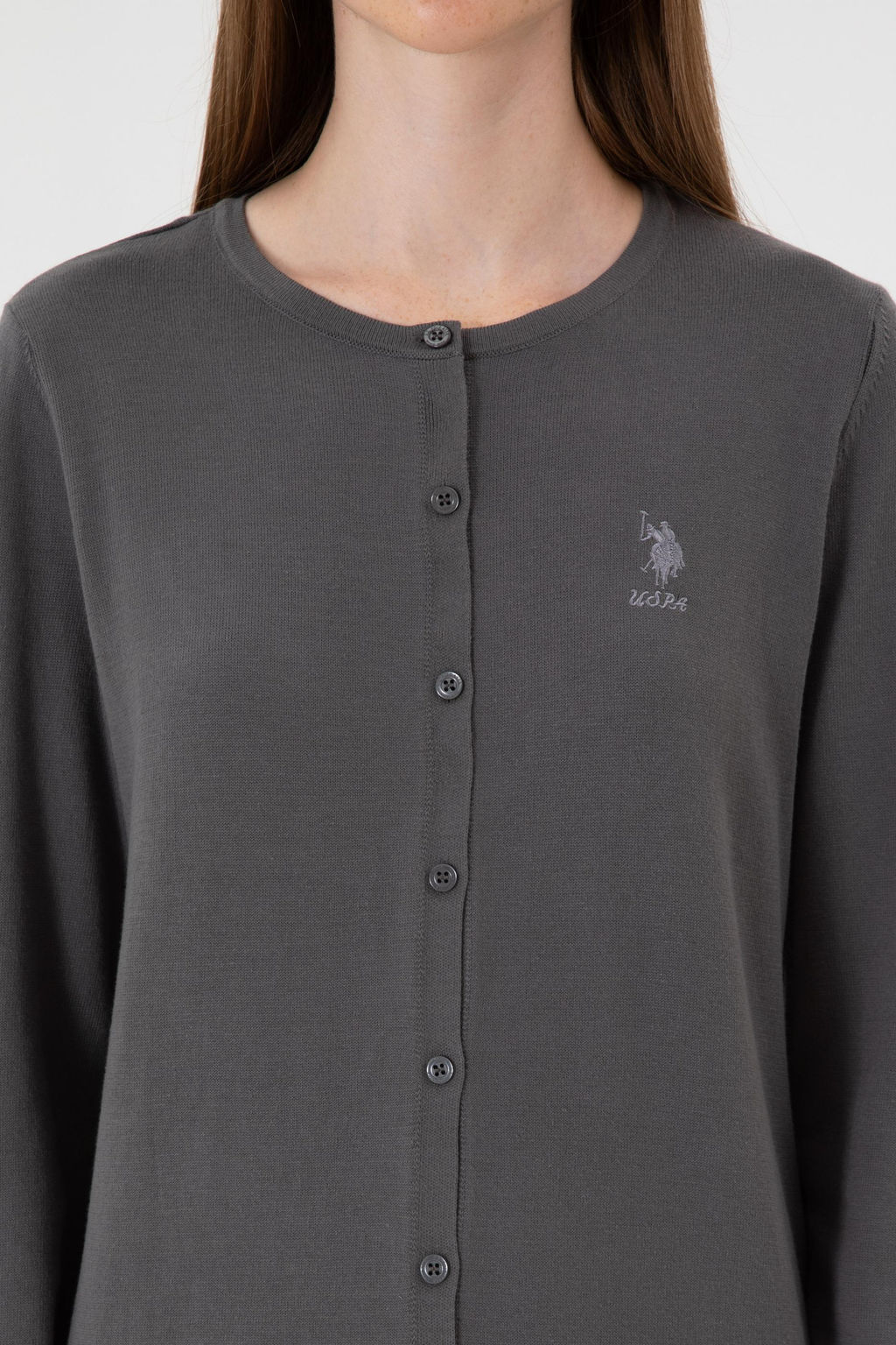Kad_n Gri Basic Triko H_rka - U.s. polo assn фото 6