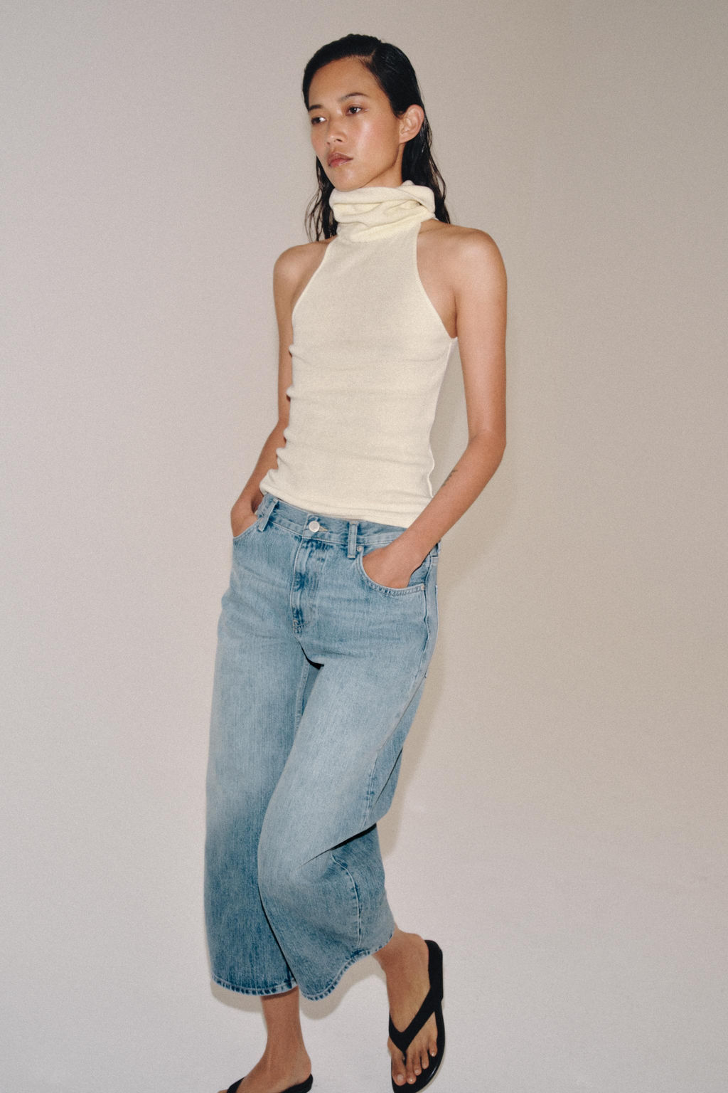 JEANS ZW COLLECTION BALLON TIRO MEDIO / Azul - Zara фото 5
