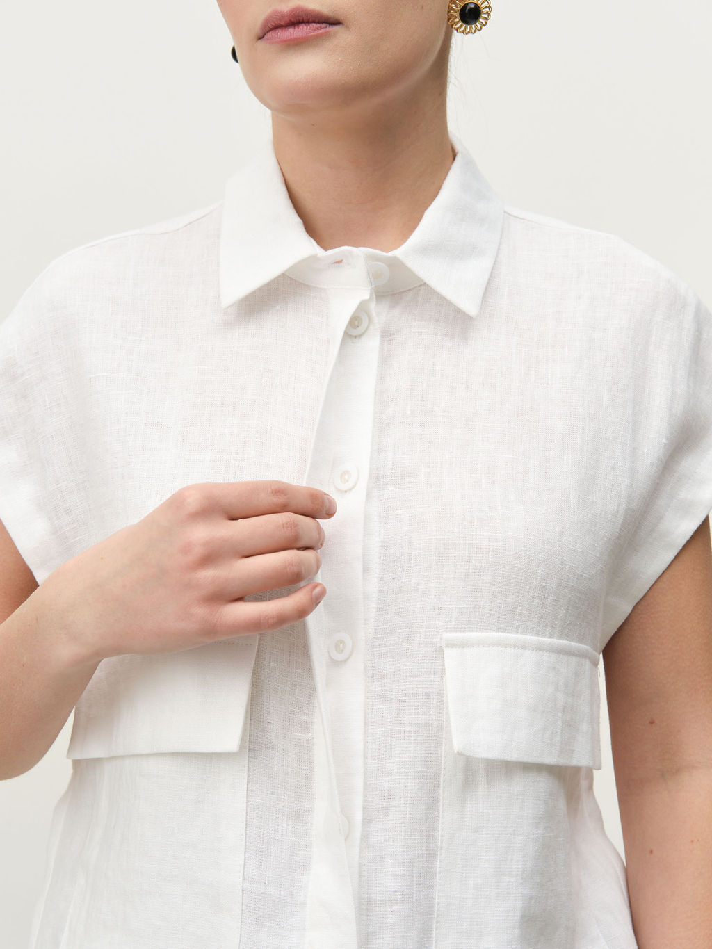 Блузка женская КЛ-7842-ИЛ24 белая