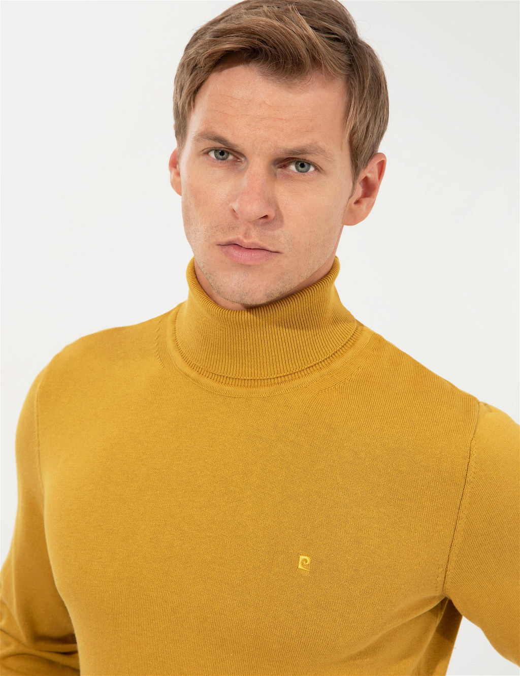 Hardal Slim Fit Bal_k__ Yaka Basic Triko Kazak - Pierre cardin фото 2