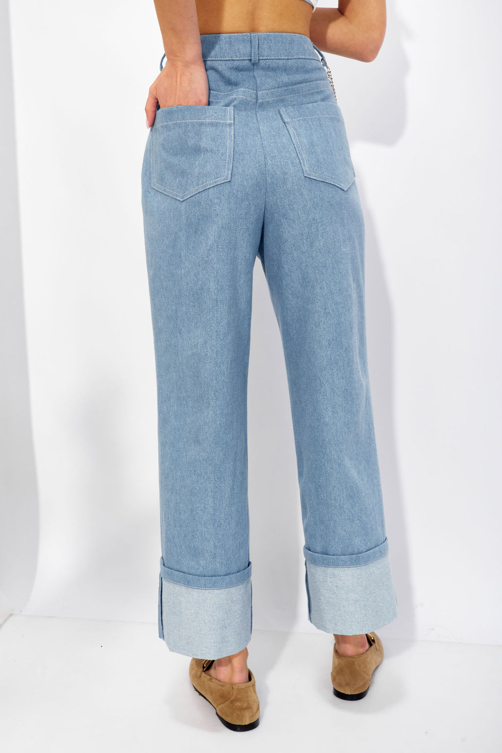 Брюки 4329 (голубой)