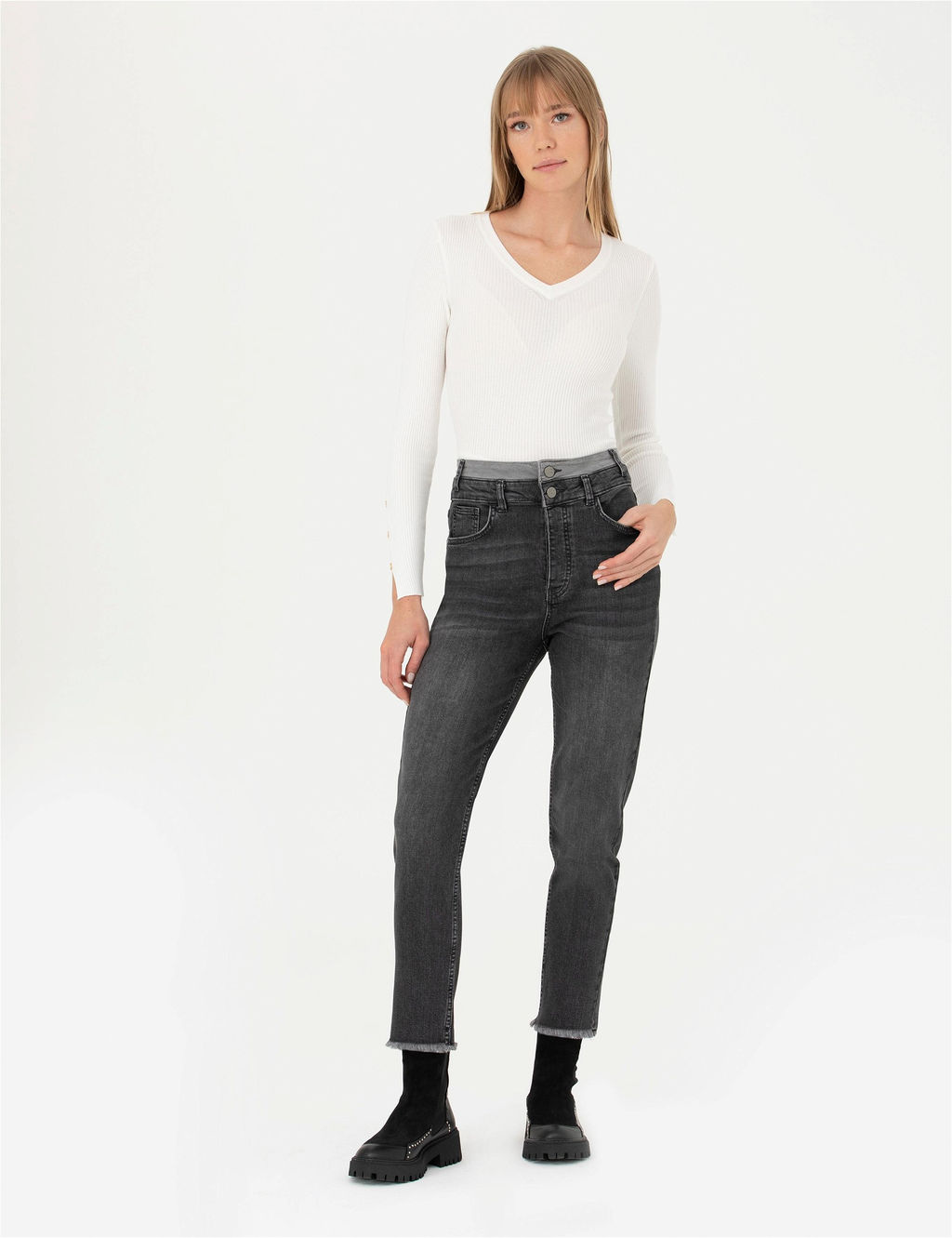 Antrasit Jean Pantolon - Pierre cardin фото 3