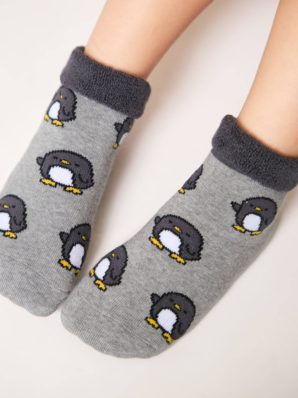 Цена за 2 пары. Носки Теплые CONTE-KIDS SOF-TIKI Махровые носки с отворотом и антискользящей стопой - Conte elegant фото 2