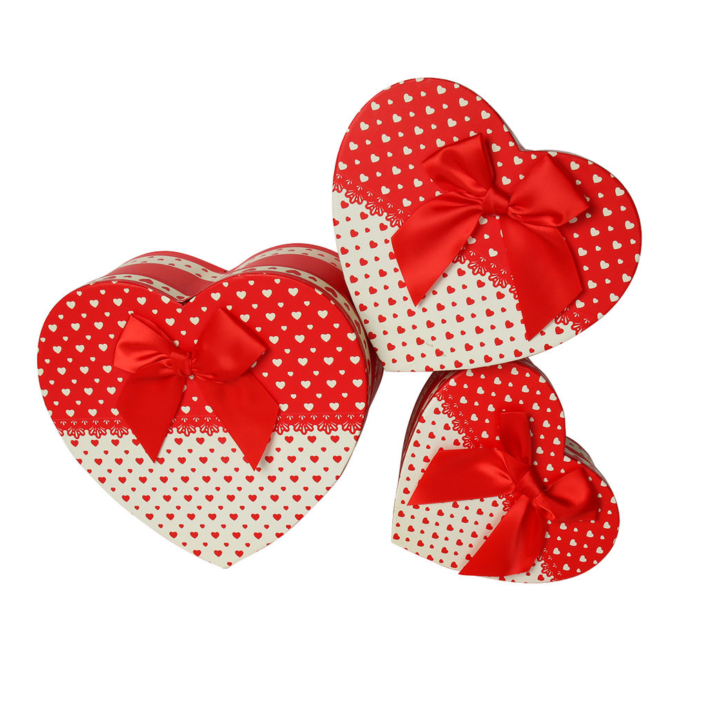 Коробка подарочная Сердце набор 3 штуки / 2218-97 /уп 36/ - Галеонтрейд фото 5