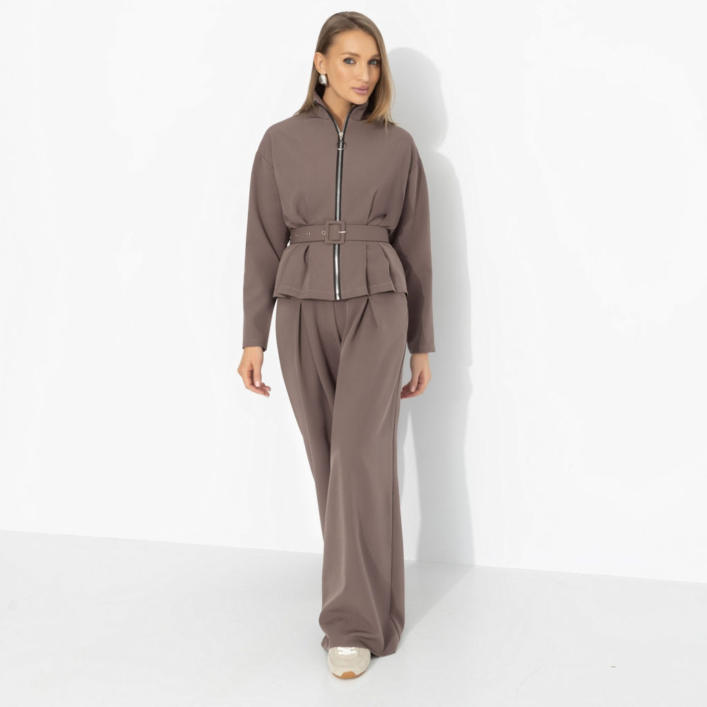 Брючный костюм комфортный, Так выглядит уверенность (2 в 1, с поясом) - Charutti фото 2