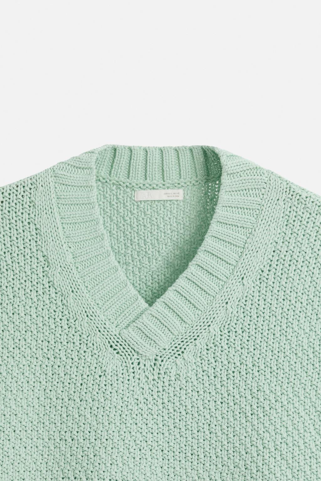 TEXTURED KNIT VEST - Zara фото 10