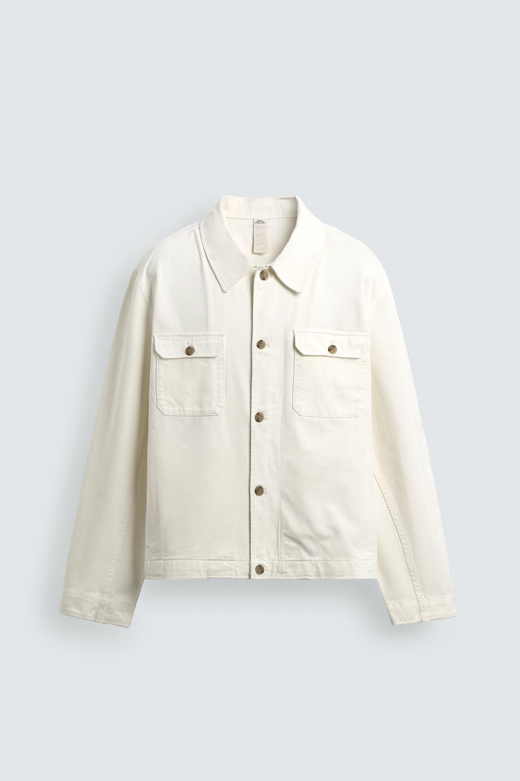 CAZADORA REGULAR FIT BOLSILLOS / Blanco roto - Zara фото 8