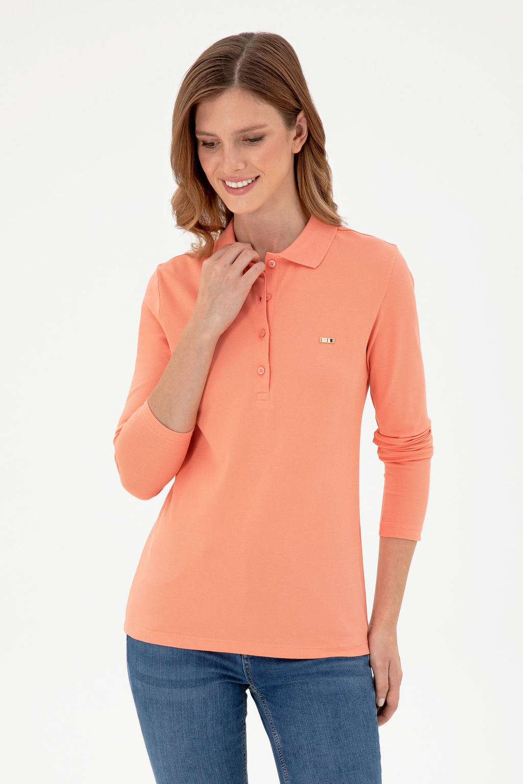 Женский базовый свитшот Salmon Неожиданная скидка в корзине - U.s. polo assn фото 8