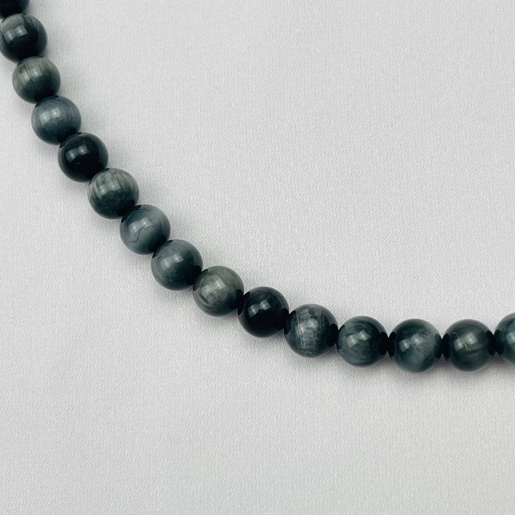 Бусы из Соколиного глаза 42 см +