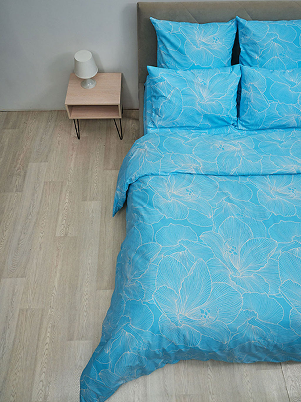 Пододеяльник поплин - Вернисаж, цвет голубой - Гармония уюта фото 2