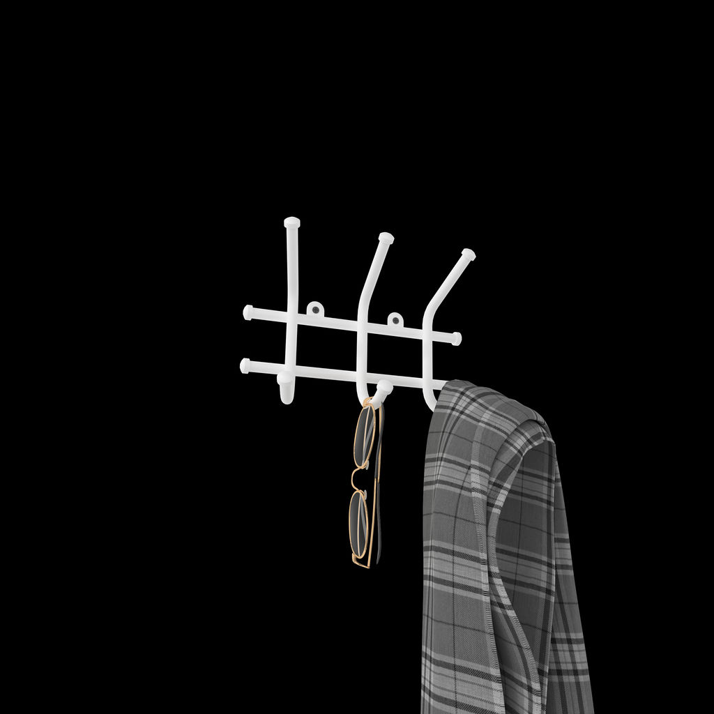 Вешалка "Норма 3" Белый