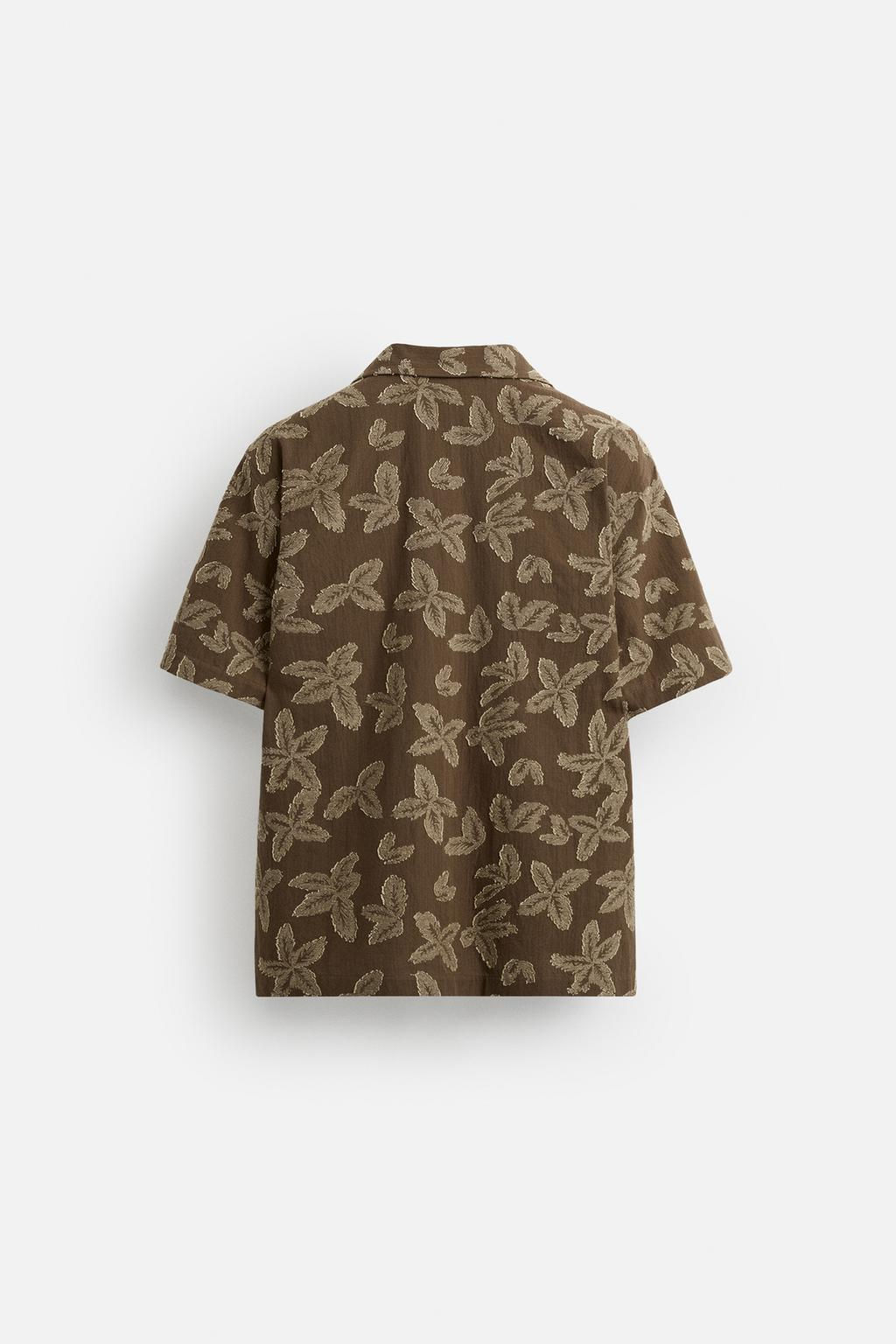 FLORAL JACQUARD SHIRT  OTIS KWAME KYE QUAICOE - Zara фото 8