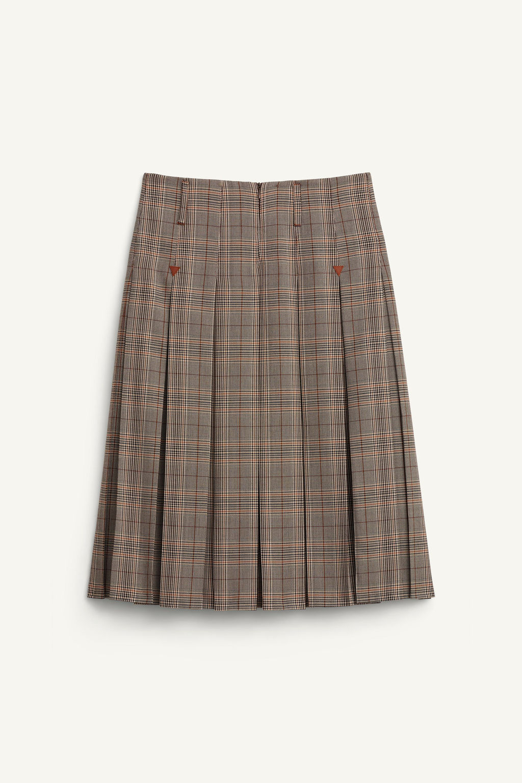 LIMITED EDITION CHECK BOX PLEAT SKIRT - Zara фото 6