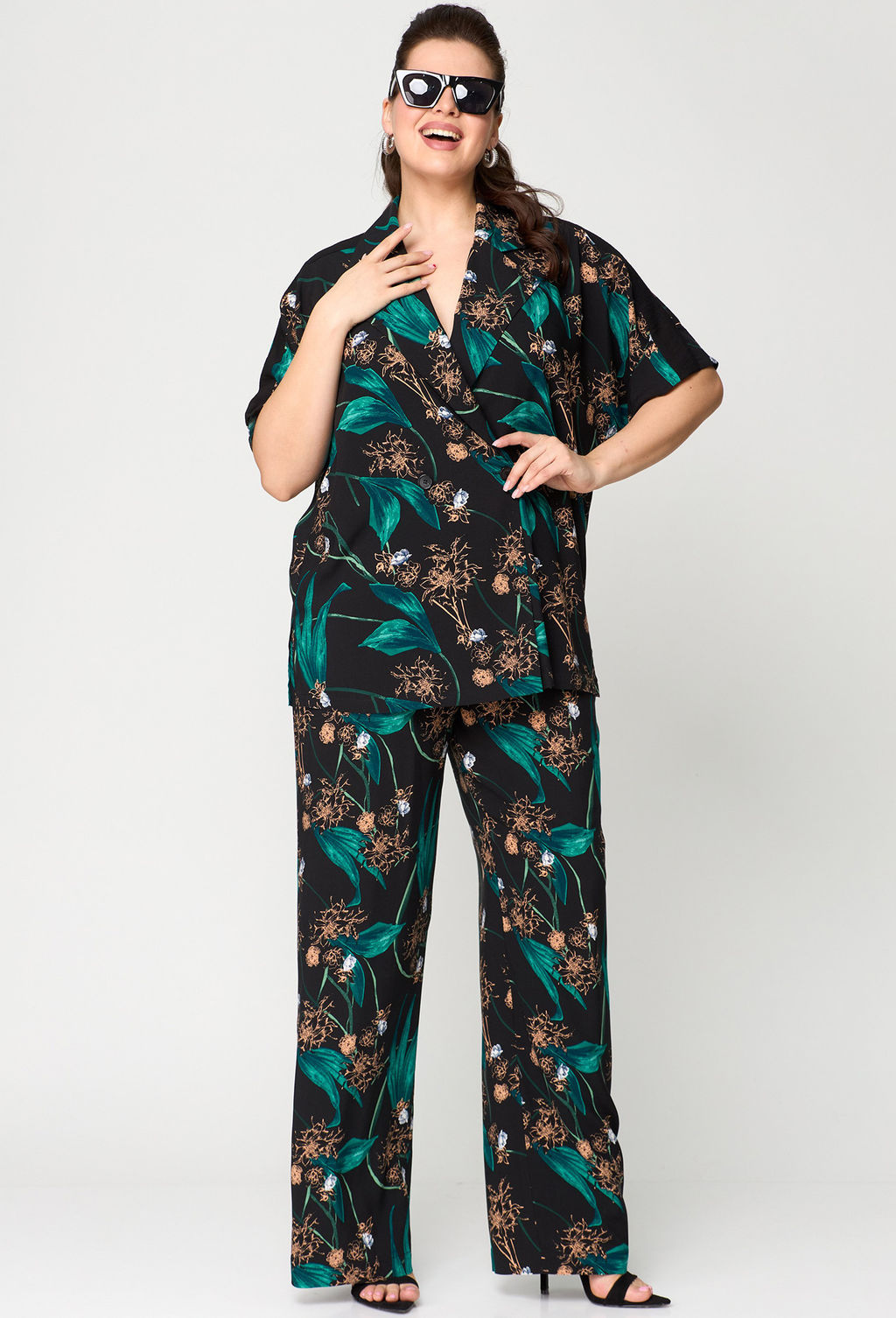 Комплект Runella 1614 чёрно-бирюзовый